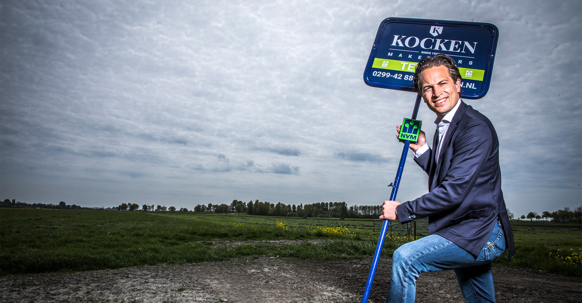 Kocken Wim met verkocht bord - exclusief wonen